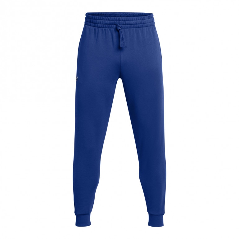 Męskie spodnie dresowe Under Armour UA Rival Fleece Joggers - niebieskie