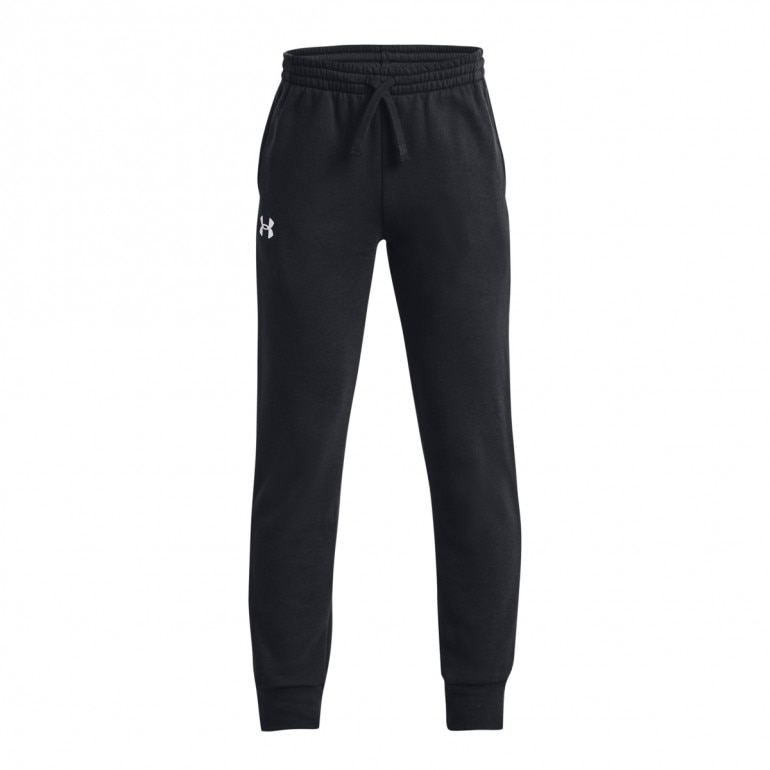 Chłopięce spodnie dresowe Under Armour UA Rival Fleece Joggers - czarne