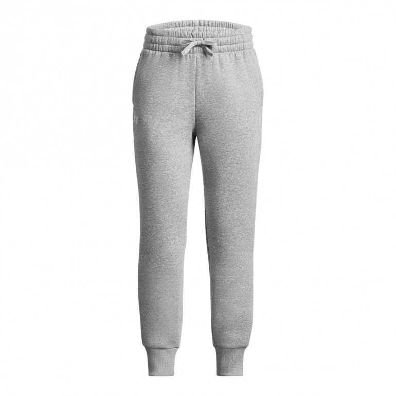 Dziewczęce spodnie dresowe Under Armour UA Rival Fleece Joggers - szare