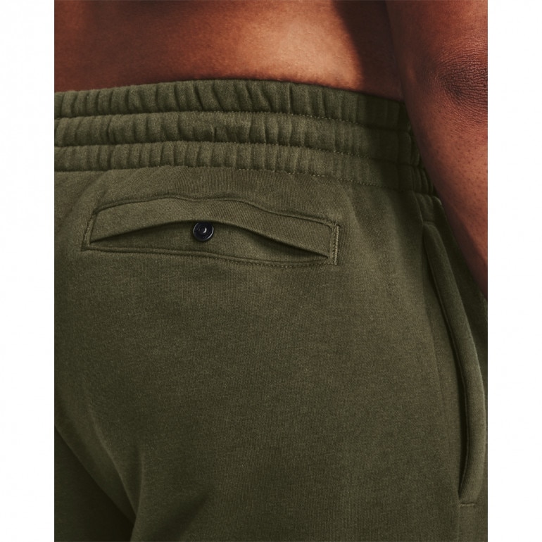 Męskie spodenki dresowe Under Armour UA Rival Fleece Shorts - zielone