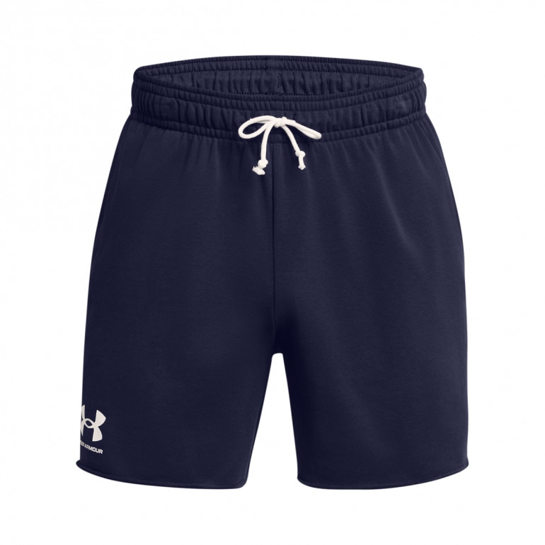 Męskie spodenki dresowe Under Armour UA Rival Terry 6in Short - granatowe