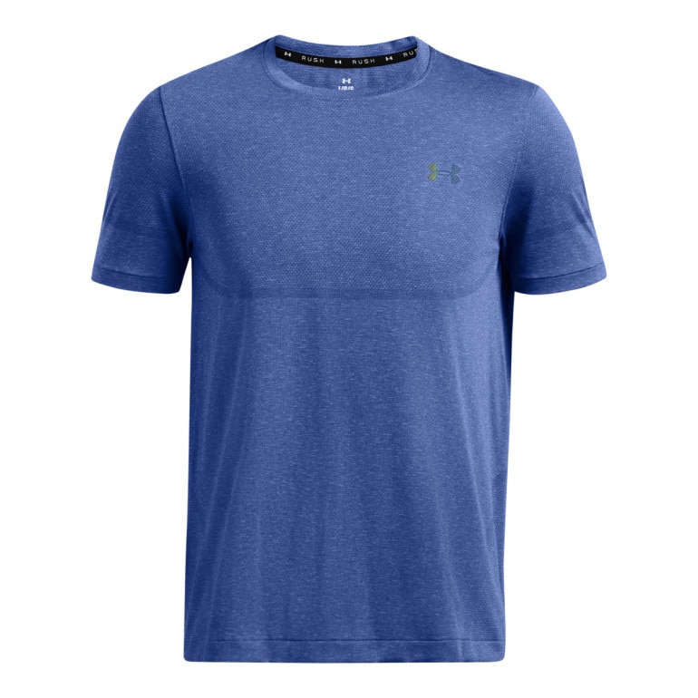 Męska koszulka treningowa Under Armour UA Vanish Elite Seamless SS - niebieska