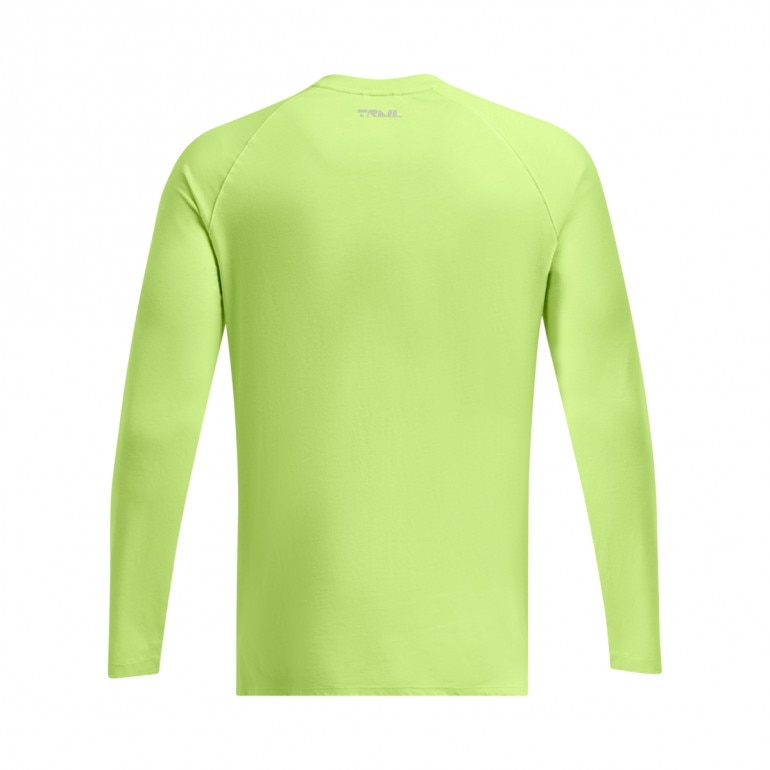 Męski longsleeve do biegania Under Armour UA Trail Run Graphic Ls - zielony