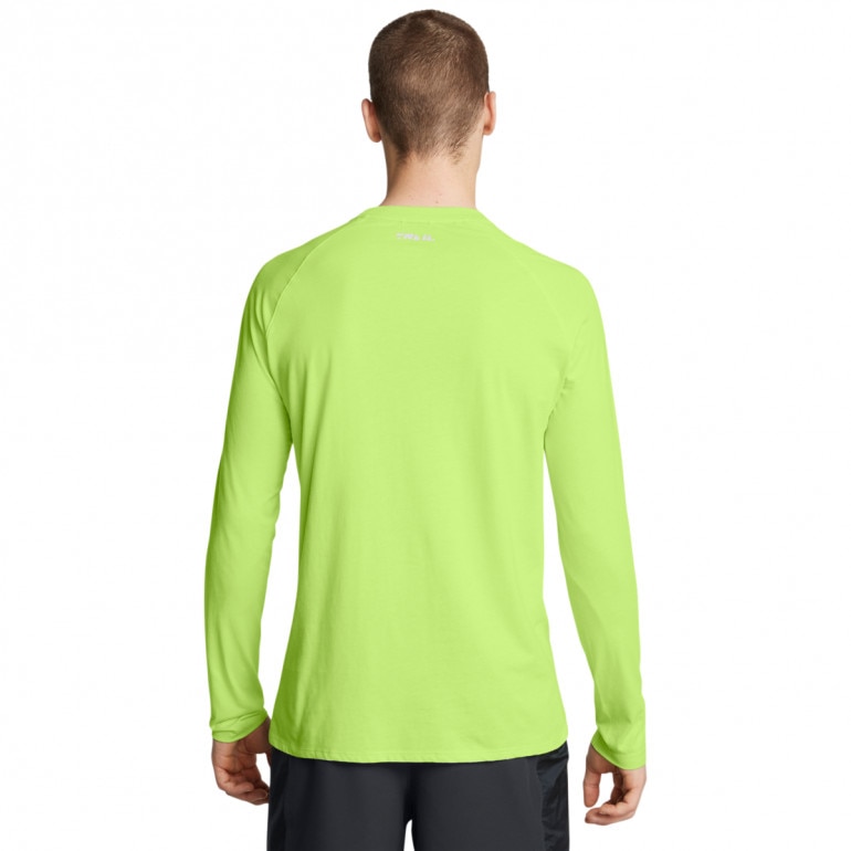 Męski longsleeve do biegania Under Armour UA Trail Run Graphic Ls - zielony