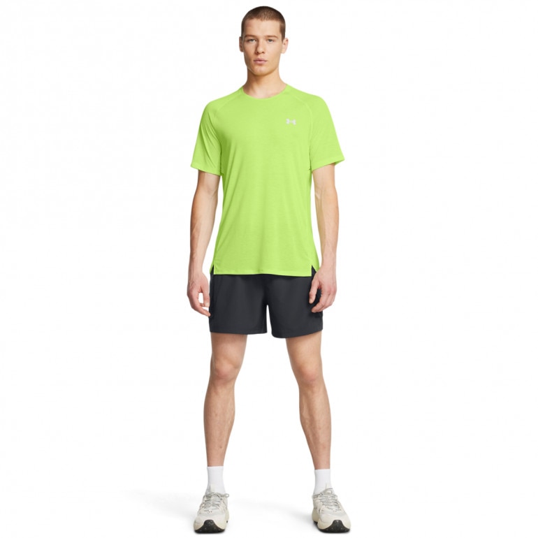 Męska koszulka do biegania Under Armour UA Trail Run Shortsleeve - zielona