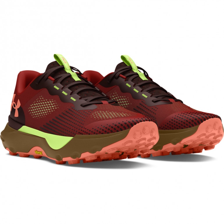 Buty do biegania uniseks Under Armour UA U Infinite Pro Trail - bordowe
