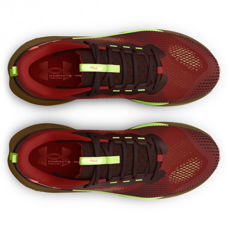 Buty do biegania uniseks Under Armour UA U Infinite Pro Trail - bordowe