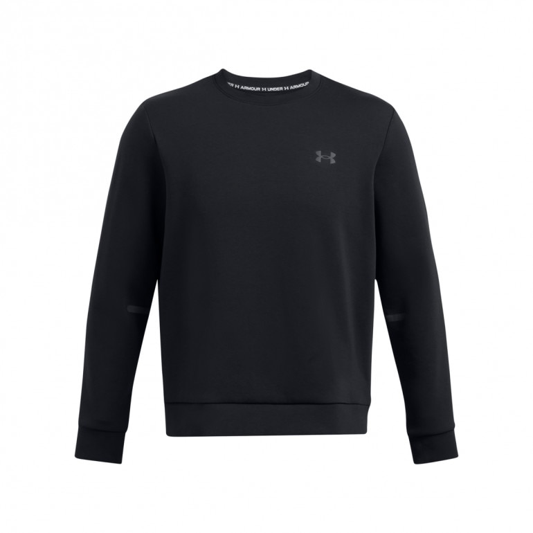 Męska bluza dresowa nierozpinana bez kaptura Under Armour UA Unstoppable Flc Crew Eu - czarna