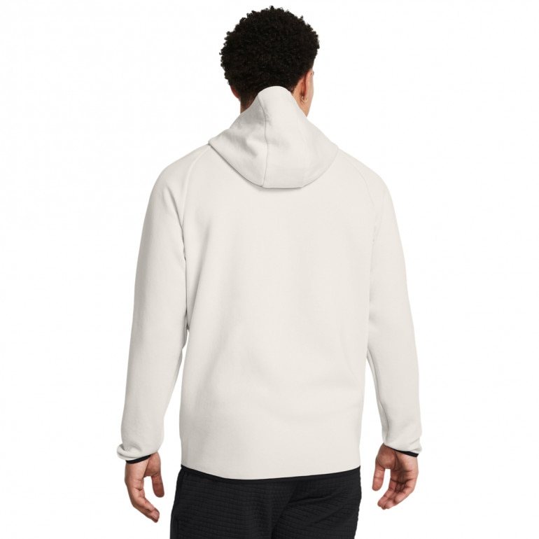 Męska bluza dresowa rozpinana z kapturem Under Armour UA Unstoppable Fleece Full-Zip - beżowa