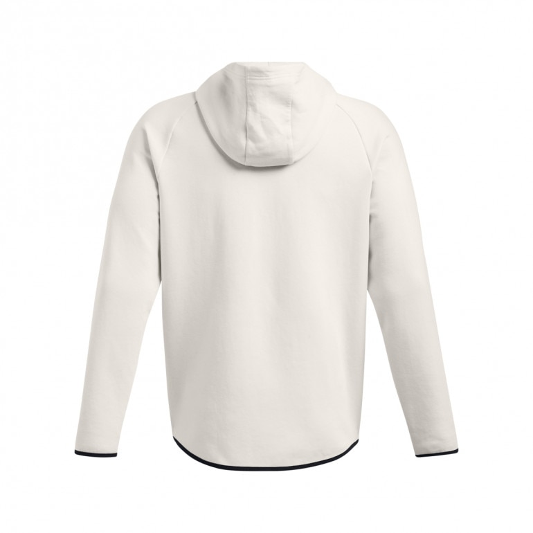 Męska bluza dresowa rozpinana z kapturem Under Armour UA Unstoppable Fleece Full-Zip - beżowa