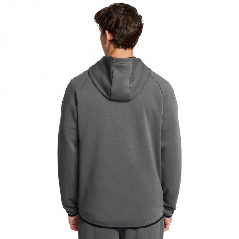 Męska bluza dresowa rozpinana z kapturem Under Armour UA Unstoppable Fleece Full-Zip - szara