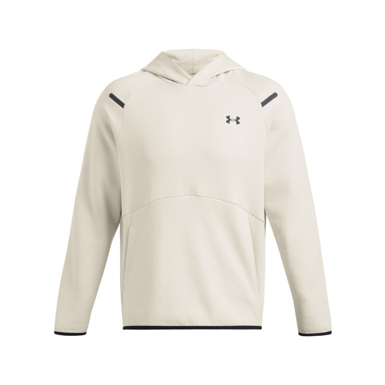 Męska bluza treningowa nierozpinana z kapturem Under Armour UA Unstoppable Flc Hd Eu - beżowa