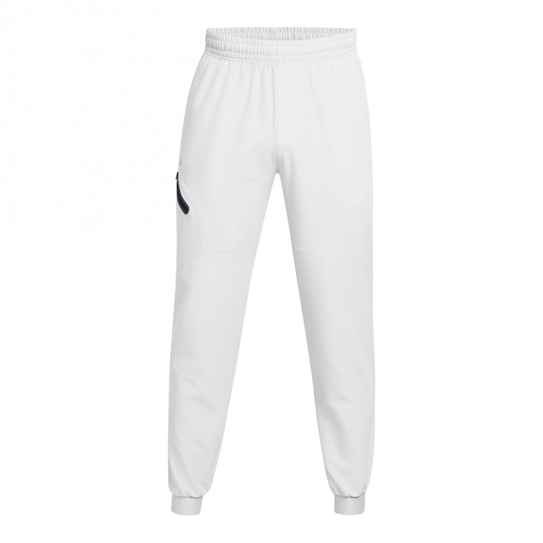 Męskie spodnie treningowe Under Armour UA Unstoppable Joggers - białe