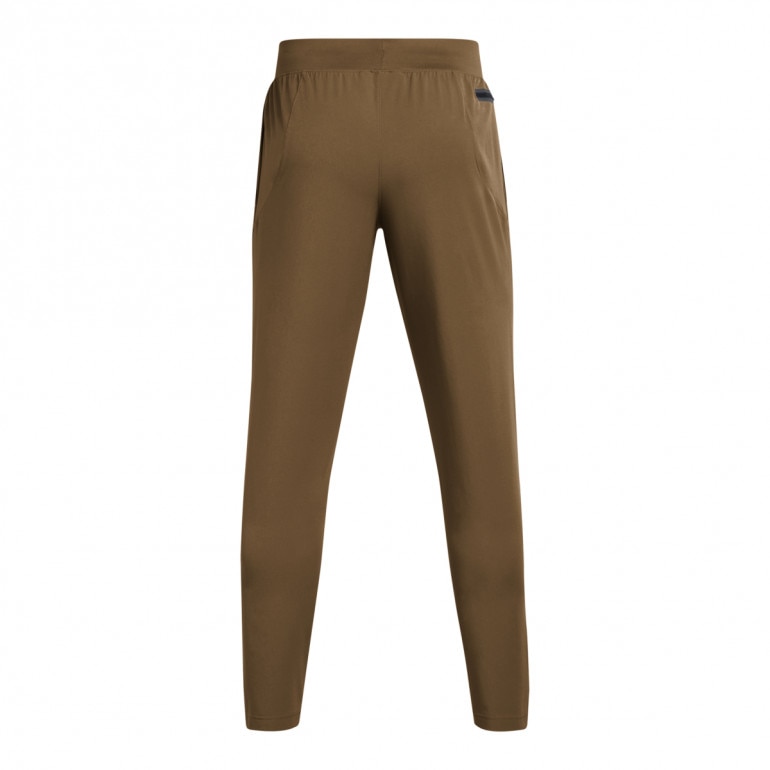 Męskie spodnie treningowe Under Armour UA Unstoppable Tapered Pants - brązowe