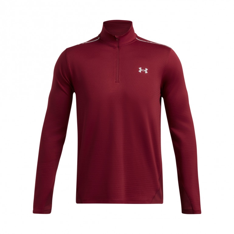 Męska bluza treningowa Under Armour UA Vanish Cold Weather 1/4 Zip - czerwona