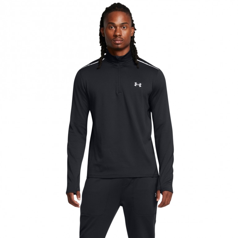 Męska bluza treningowa Under Armour UA Vanish Cold Weather 1/4 Zip - czarna