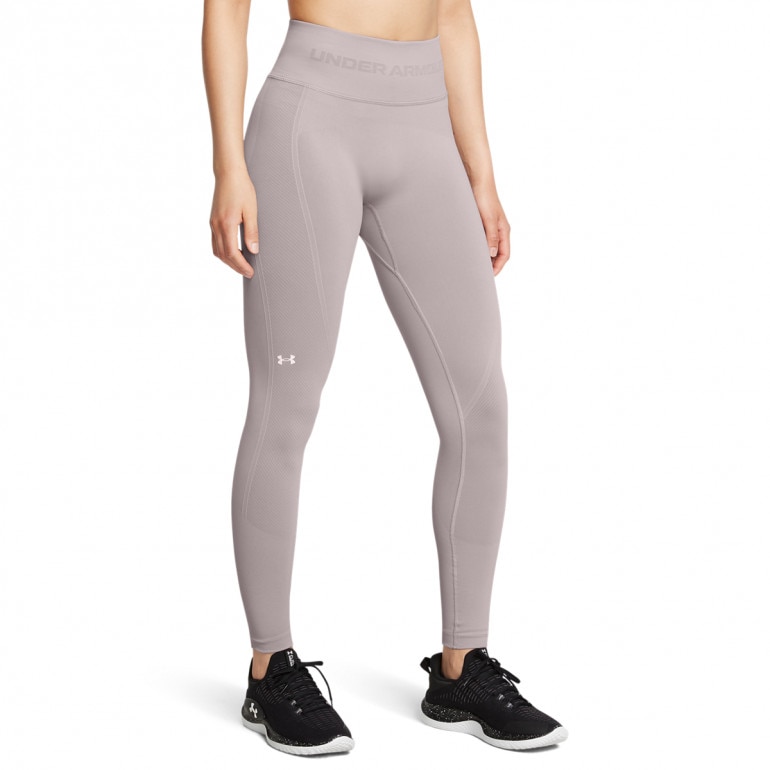 Damskie legginsy treningowe Under Armour UA Vanish Seamless Legging - beżowe