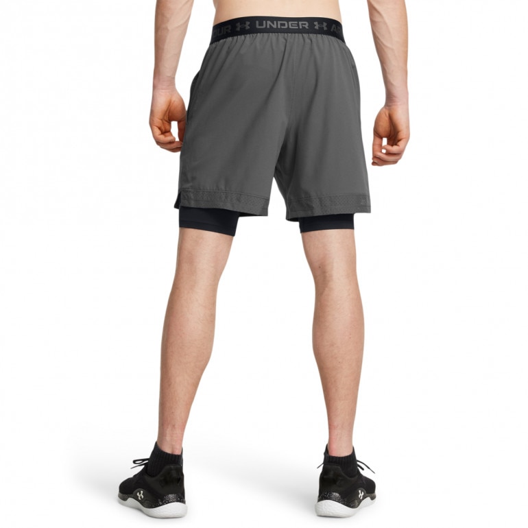 Męskie spodenki treningowe Under Armour UA Vanish Woven 2in1 Shorts - szare