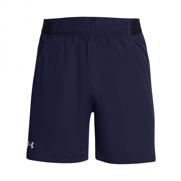 Męskie spodenki treningowe Under Armour UA Vanish Woven 6in Shorts - granatowe