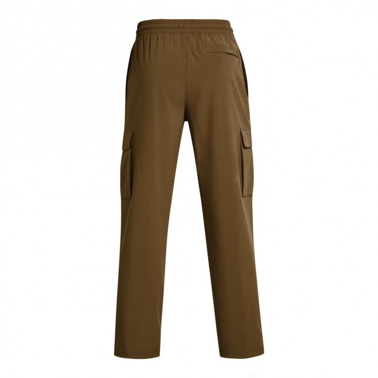 Męskie spodnie treningowe Under Armour UA Vibe Woven Cargo Pants - brązowe