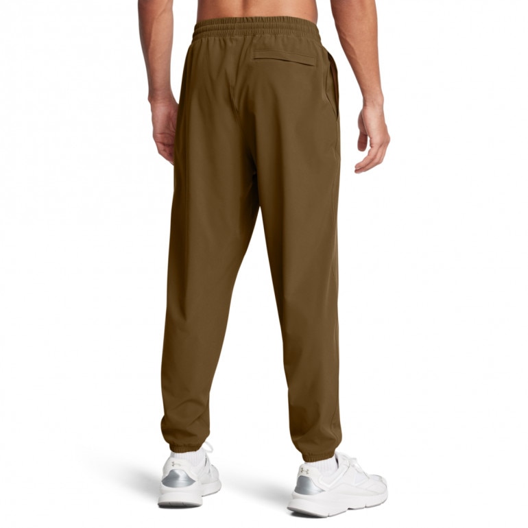 Męskie spodnie treningowe Under Armour UA Vibe Woven Pants - brązowe