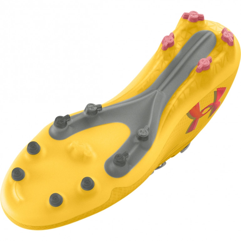Damskie buty piłkarskie korki lanki  Under Armour UA W Magnetico Elite 4 Fg - żółte
