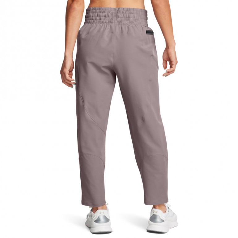 Damskie spodnie treningowe Under Armour Unstoppable Ankle Pant - beżowe