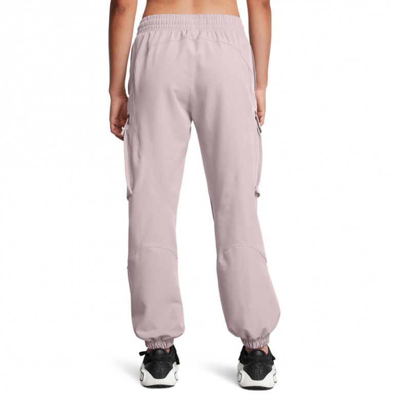 Damskie spodnie treningowe Under Armour Unstoppable Cargo Pant - beżowe