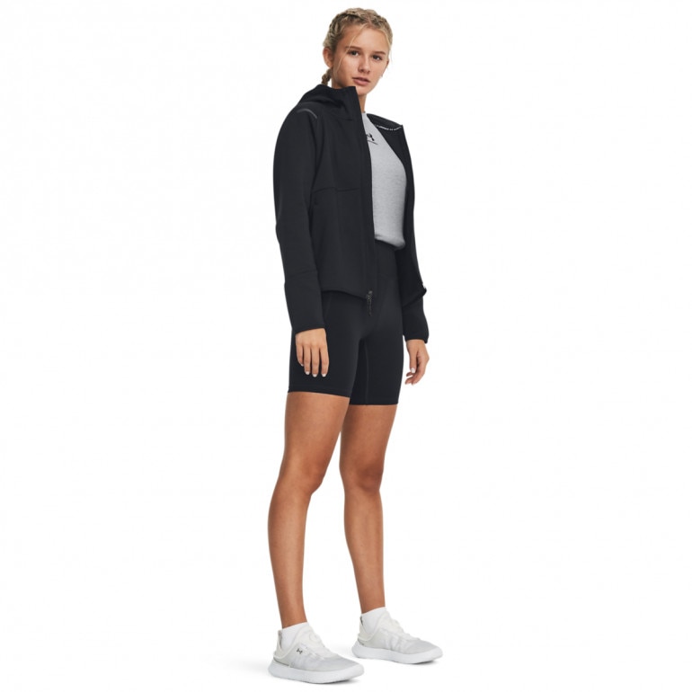 Damska bluza treningowa rozpinana z kapturem Under Armour Unstoppable Fleece FZ - czarna