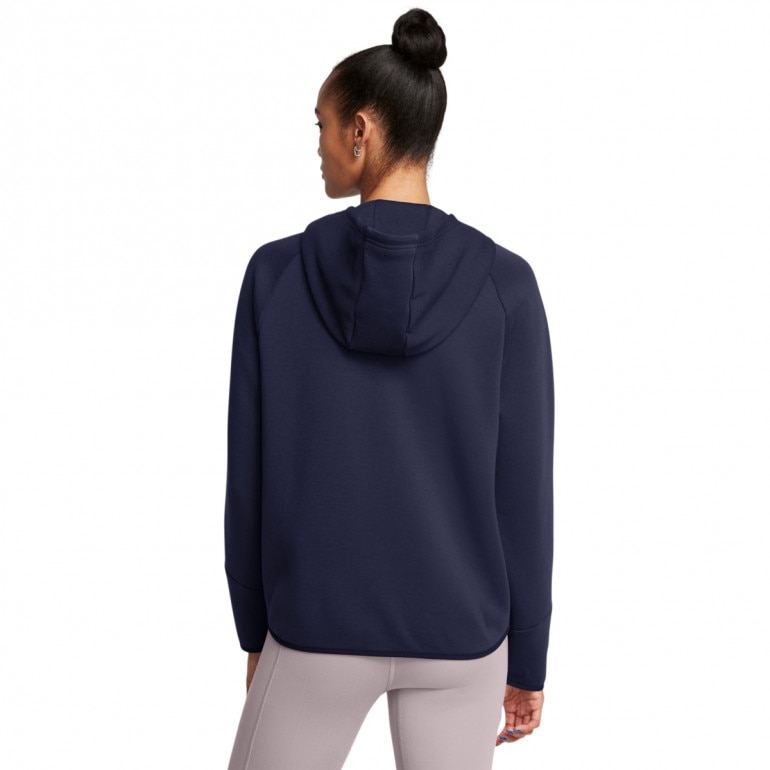 Damska bluza treningowa rozpinana z kapturem Under Armour Unstoppable Fleece FZ - granatowa