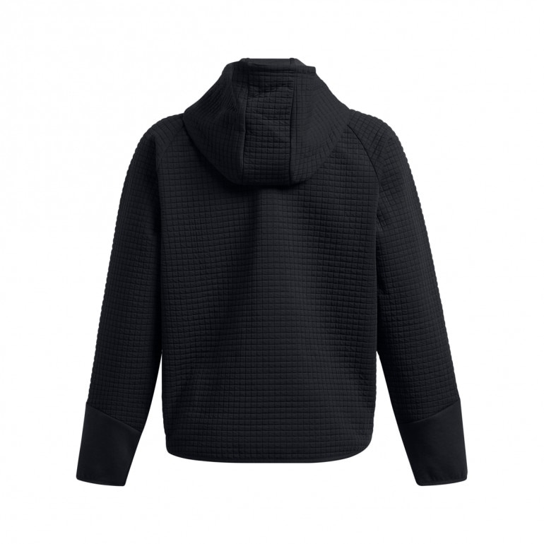 Damska bluza treningowa rozpinana z kapturem Under Armour Unstoppable Flc Txt Fz - czarna