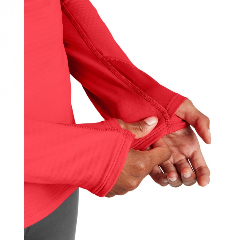 Damski longsleeve treningowy Under Armour Vanish Cw 1/2 Zip - czerwony