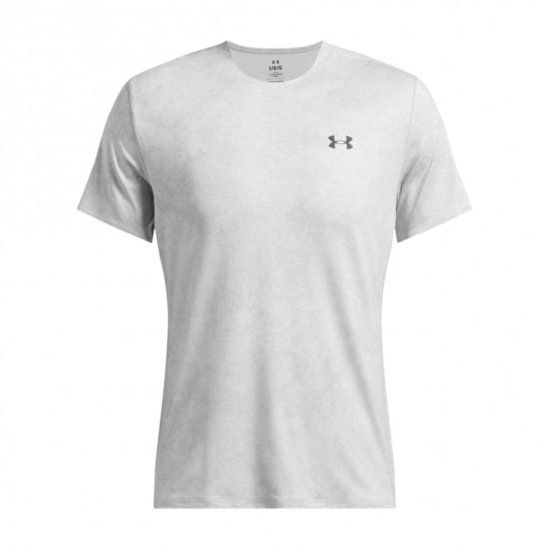 Męska koszulka treningowa Under Armour Vanish Elite Vent Prtd SS - szara