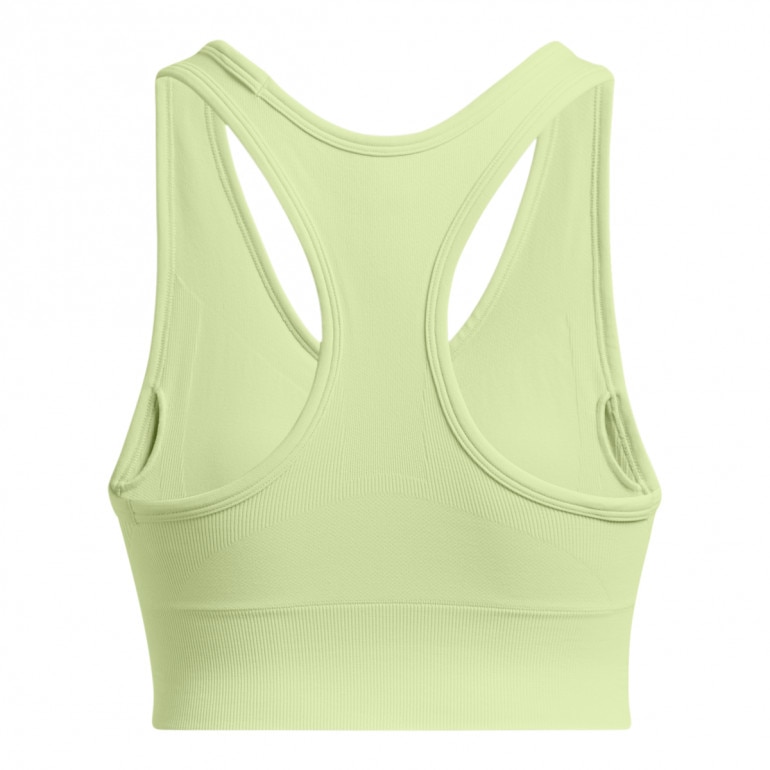 Biustonosz treningowy Under Armour Vanish Seamless Mid Bra - zielony