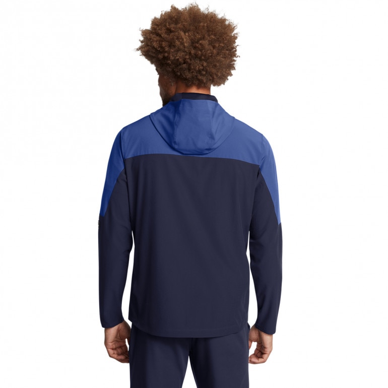 Męska kurtka treningowa Under Armour Vanish Woven Utility Jacket - granatowa