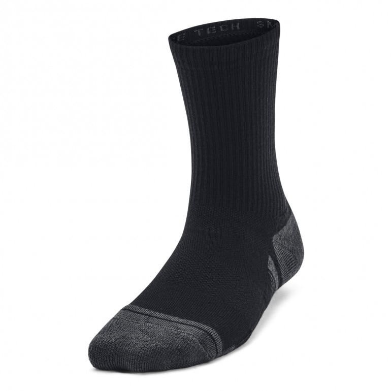 Dziecięce skarpetki treningowe (3-pack) Under Armour Y UA Perform Tech 3p Crew - czarne