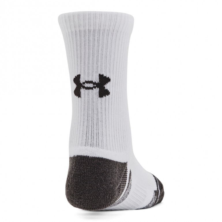 Dziecięce skarpetki treningowe (3-pack) Under Armour Y UA Perform Tech 3p Crew - białe