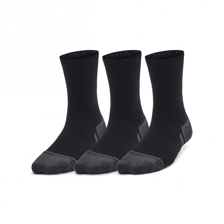 Dziecięce skarpetki treningowe (3-pack) Under Armour Y UA Perform Tech 3p Crew - czarne