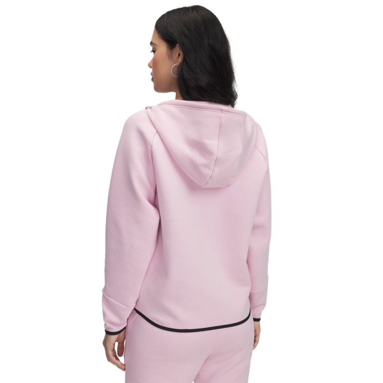 Damska bluza treningowa rozpinana z kapturem Under Armour Unstoppable Fleece FZ - różowa