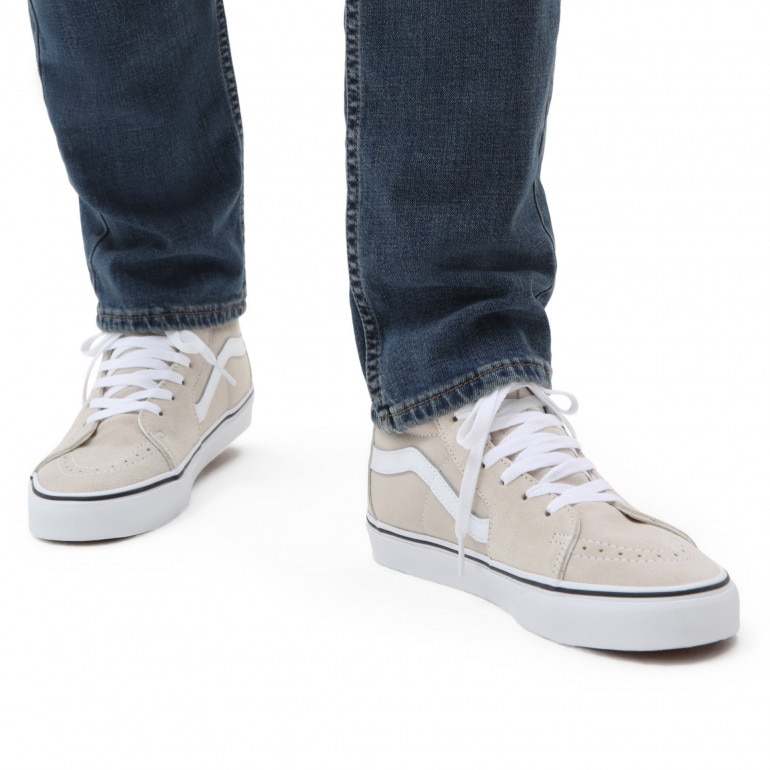 Buty uniseks VANS UA SK8-Hi - beżowe